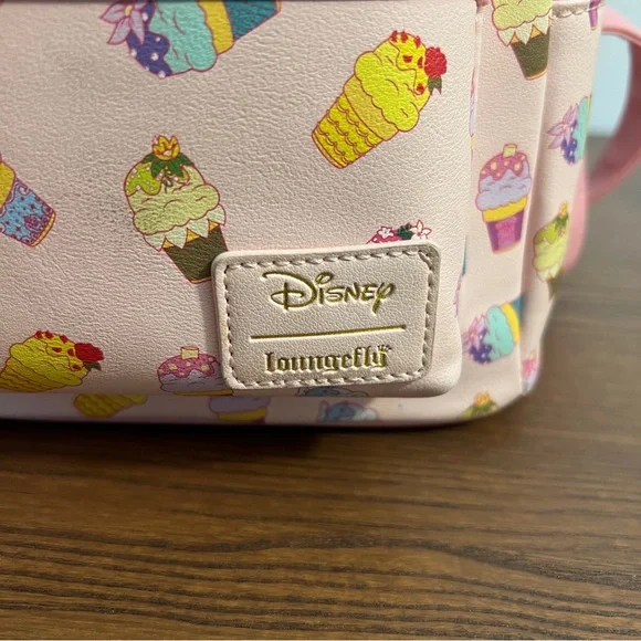 Disney Loungefly Mini Backpack - Disney Princess Inspired Ice Cream Cone Print - Picture 2 of 7
